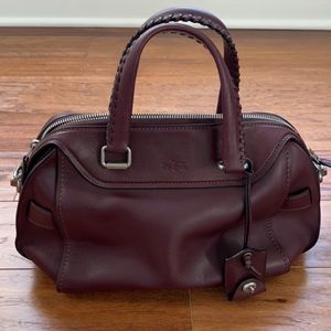 Coach Ace Satchel in Oxblood
